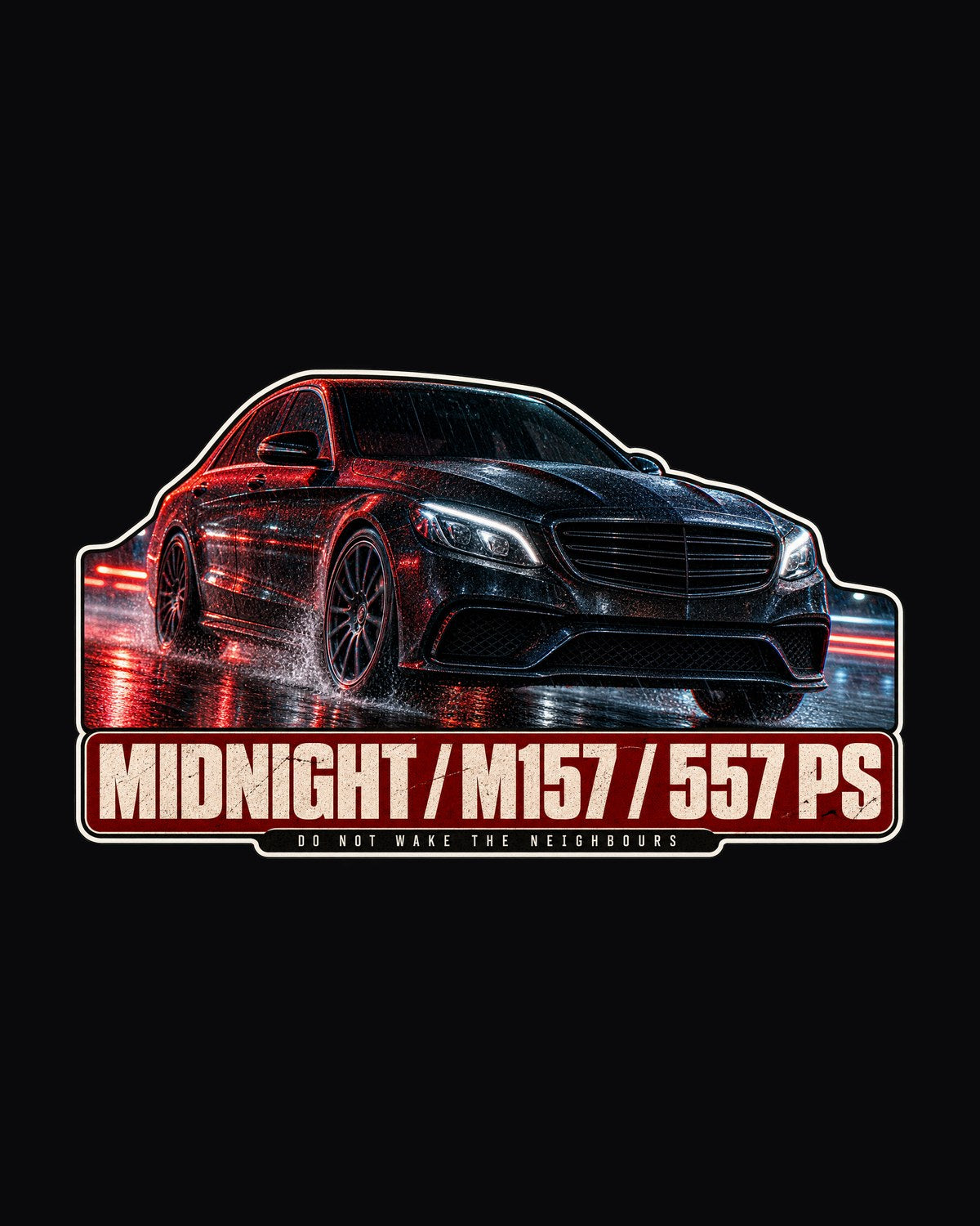 Mercedes-AMG E63 W212 Facelift Night Street Shirt, M157 Car Tee design only