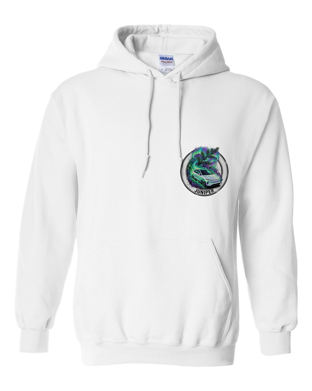 Pull Over Hoodie White front