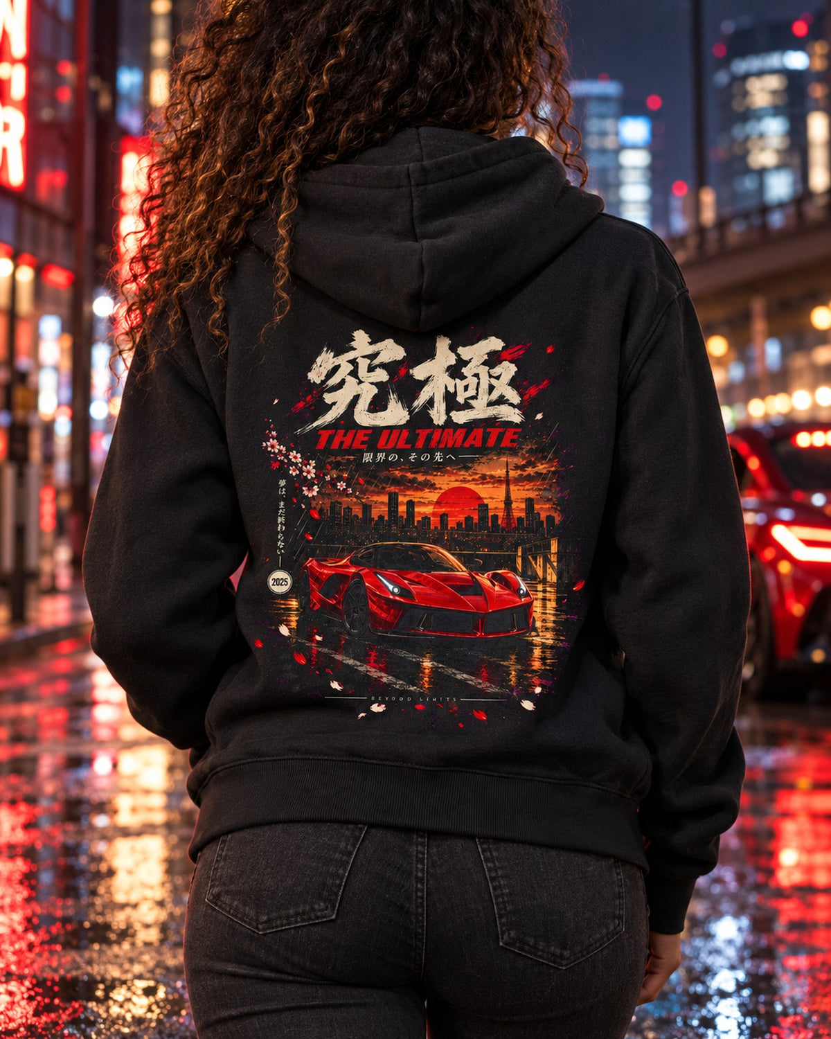 Ferrari LaFerrari The Ultimate Shirt, Hoodie & More Zip Hoodie Black worn hero