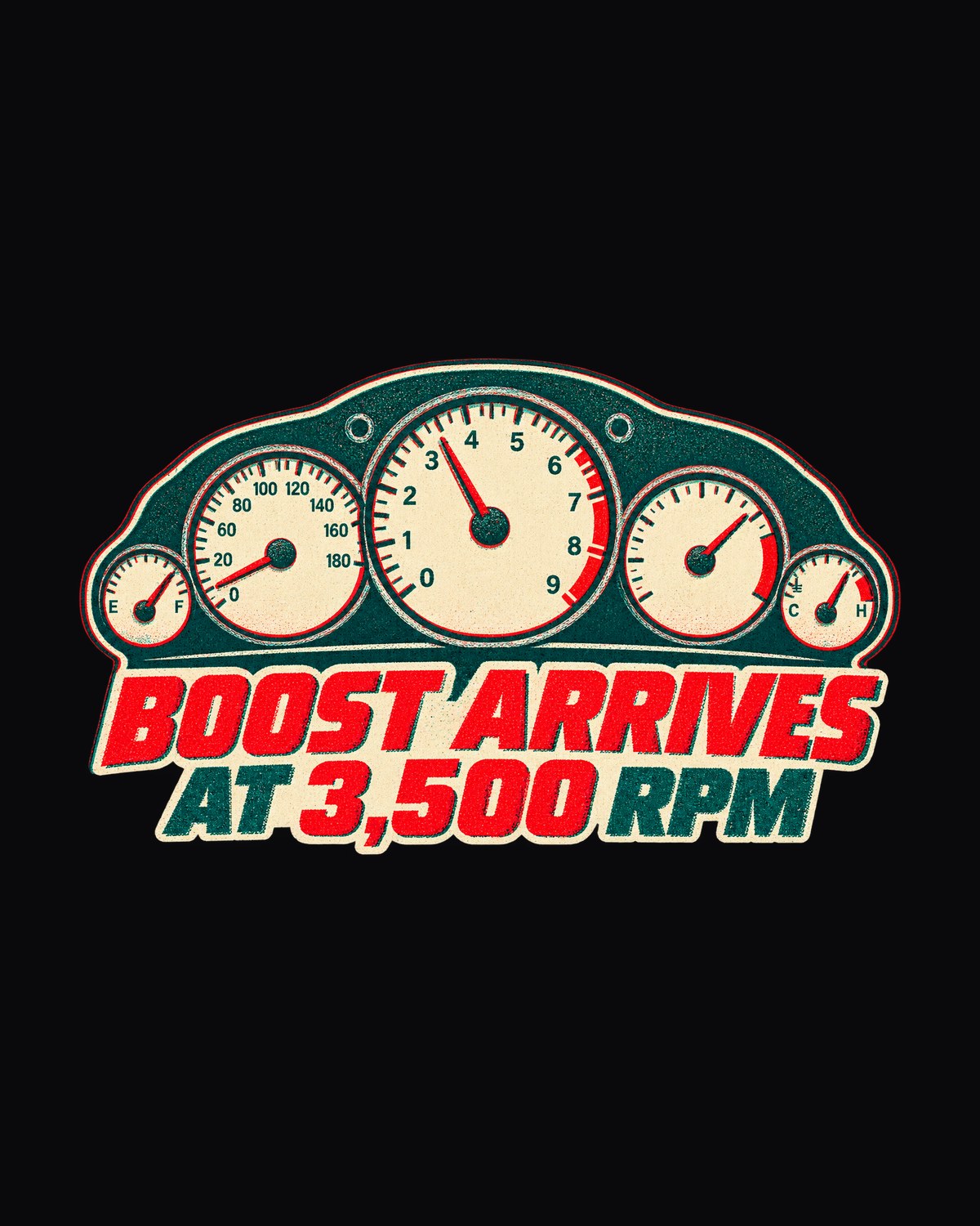 Six Thousand Gauge Risograph Shirt, Skyline GT-R R33 BCNR33 design only