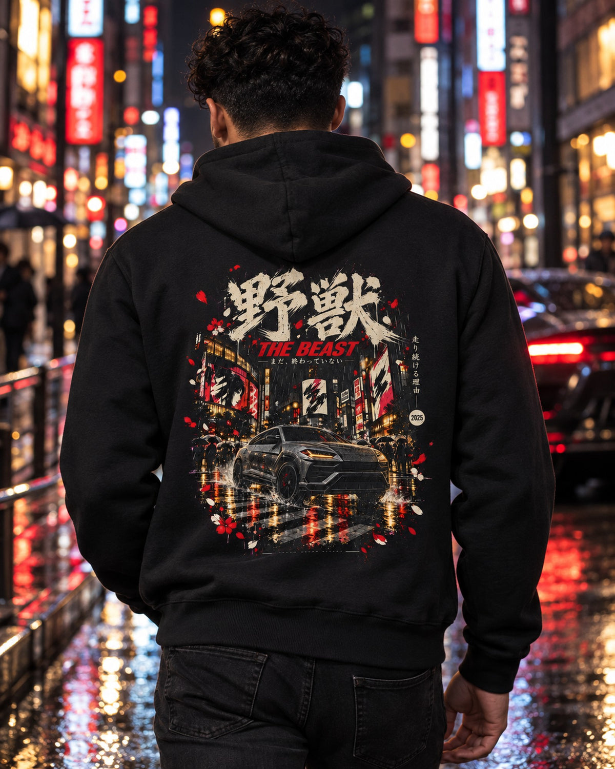 Lamborghini Urus The Beast Shirt, Hoodie & More Zip Hoodie Black worn hero