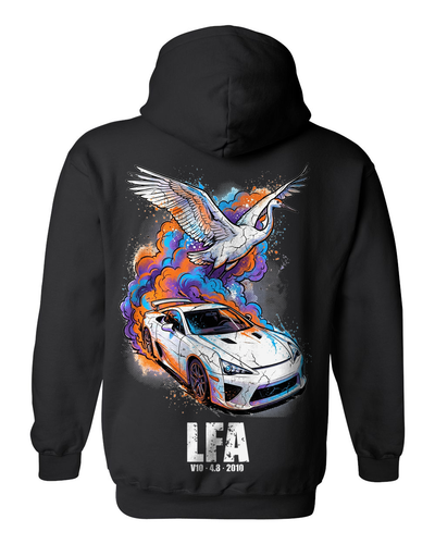 Lexus LFA Crane Pull Over Hoodie & Zip Hoodie