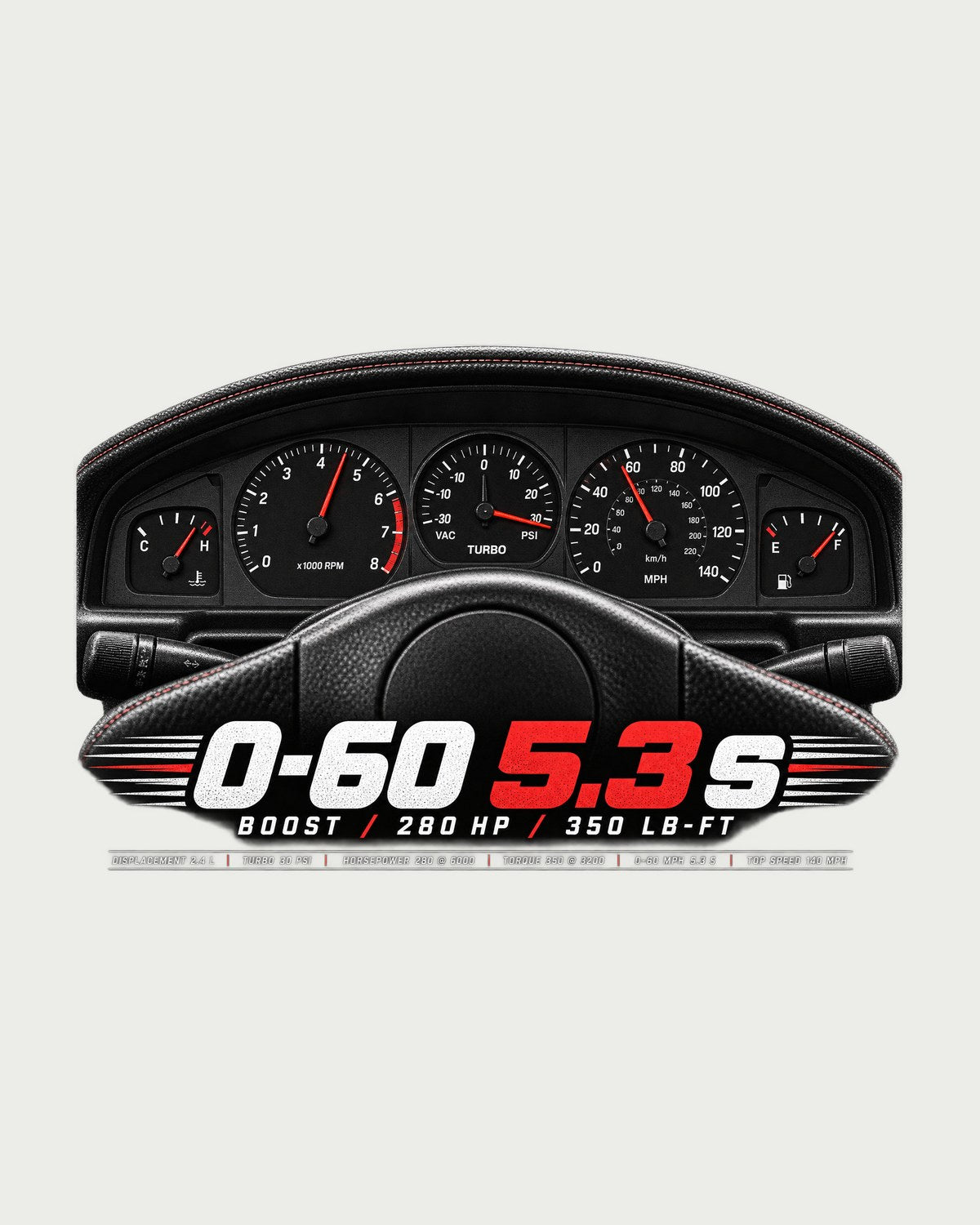 GMC Syclone 1991 Gauge Cluster Shirt, Boost and 0-60 Truck Gift design only