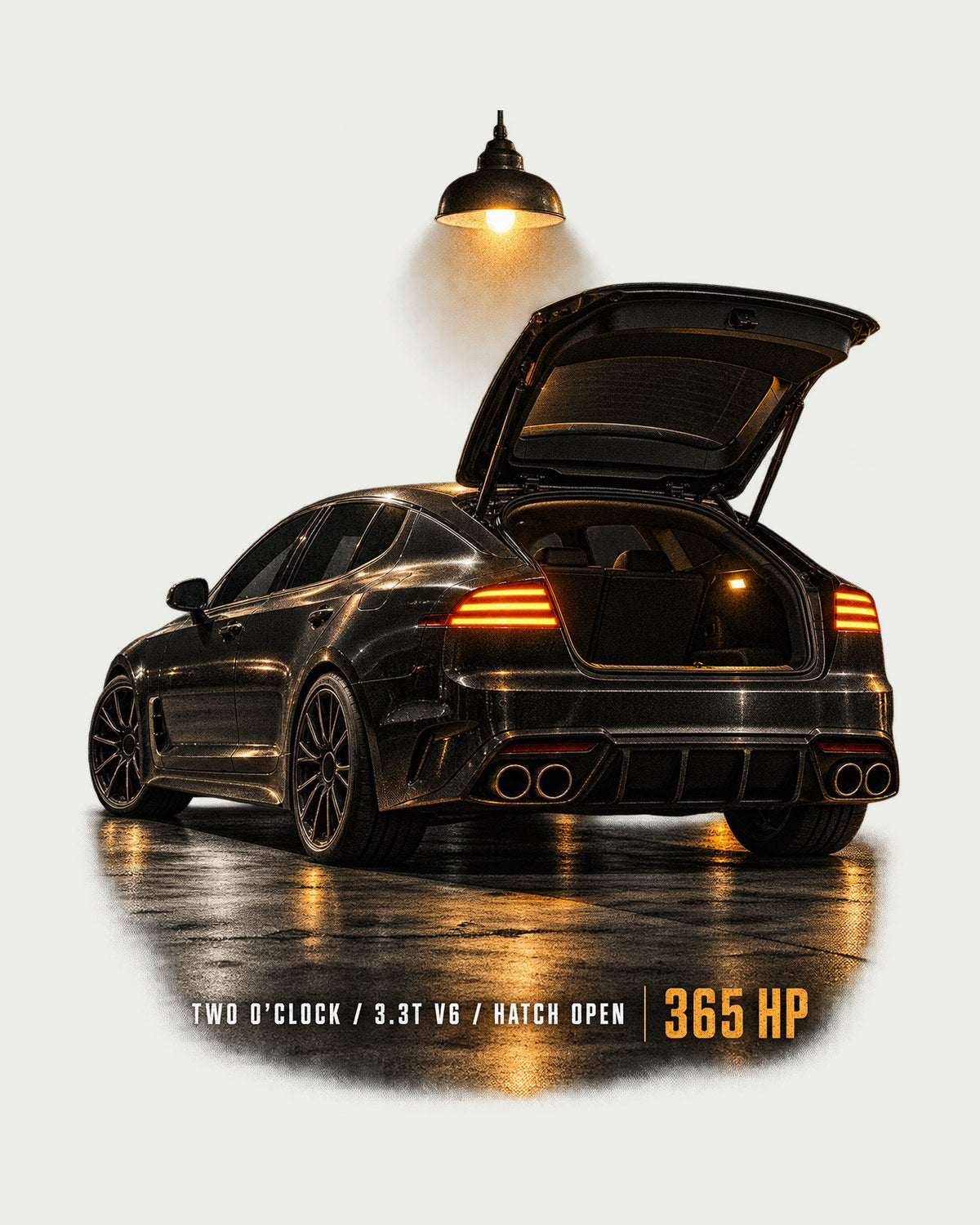 Kia Stinger GT CK Garage Night print Shirt, Car Guy Gift design only