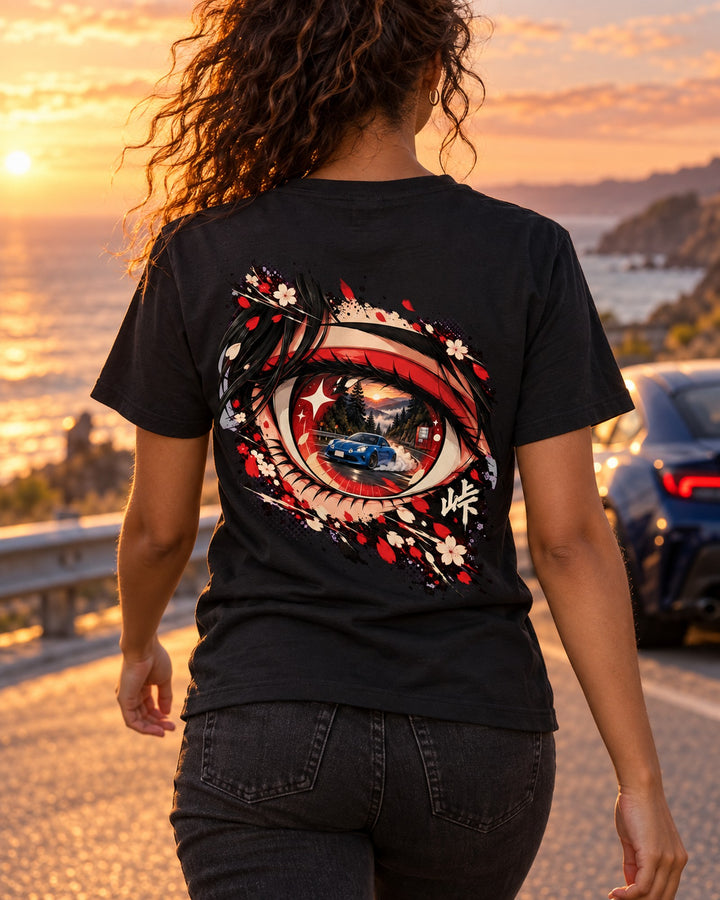 Alpine A110 Anime Girl Shirt, Hoodie & More T-Shirt Black worn hero
