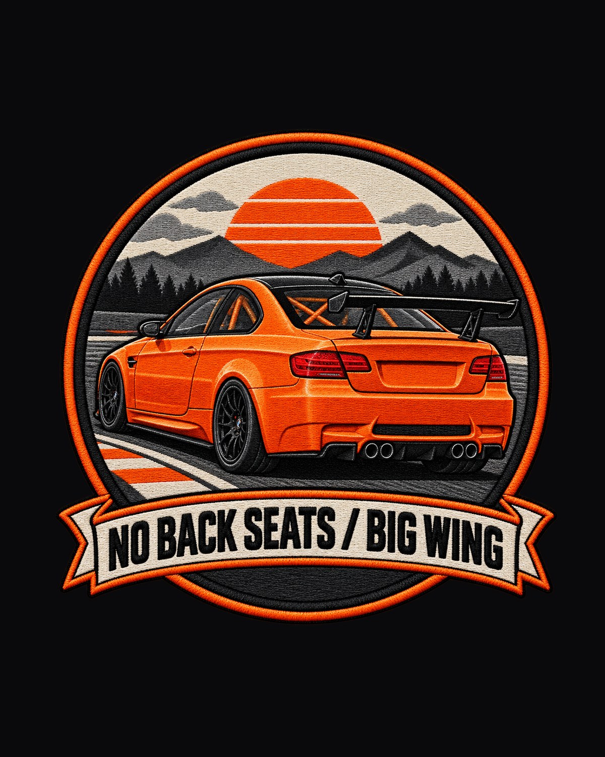 BMW E92 M3 GTS Fire Orange Crest Shirt, Car Guy Gift design only