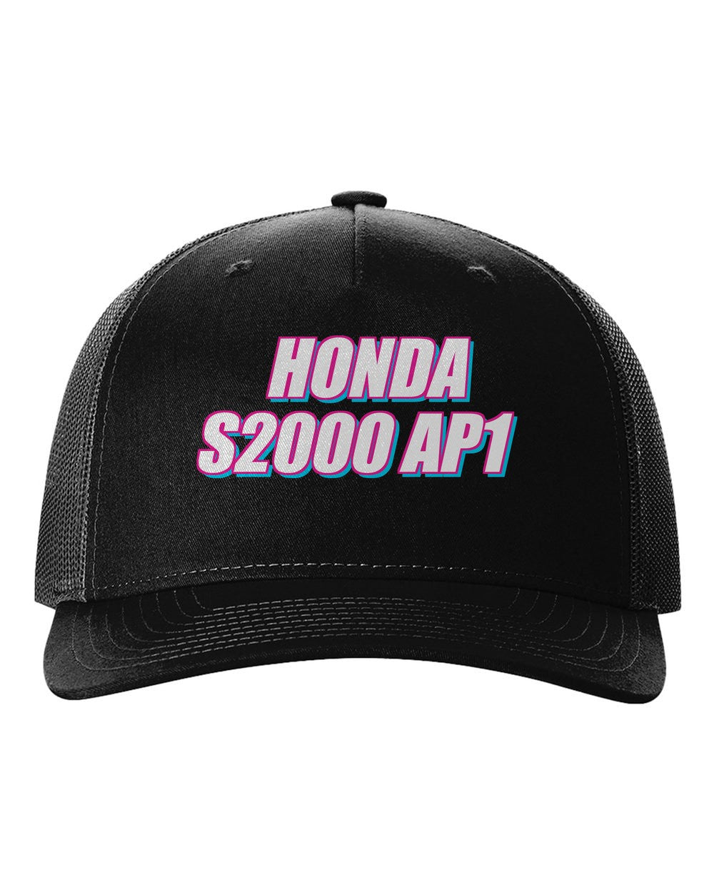 black hat front view with 車魂 mark