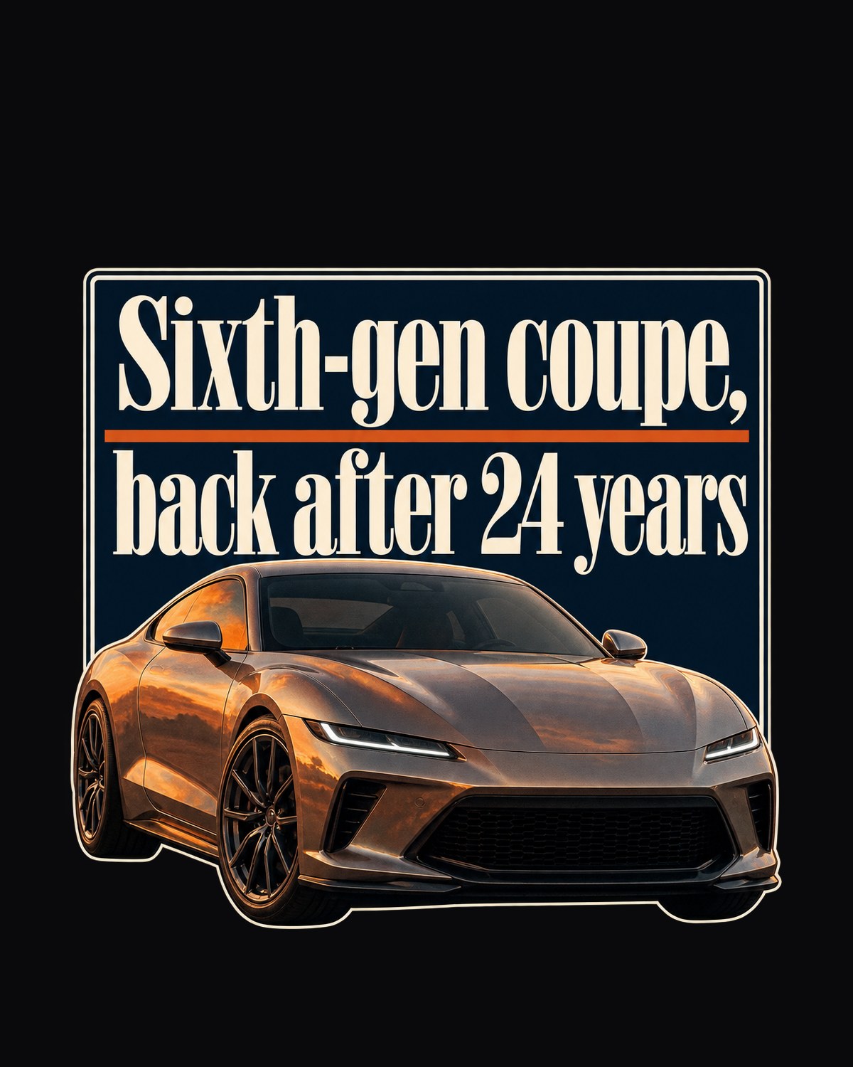 Honda Prelude 2026 Editorial Headline Shirt, Car Guy Tee design only