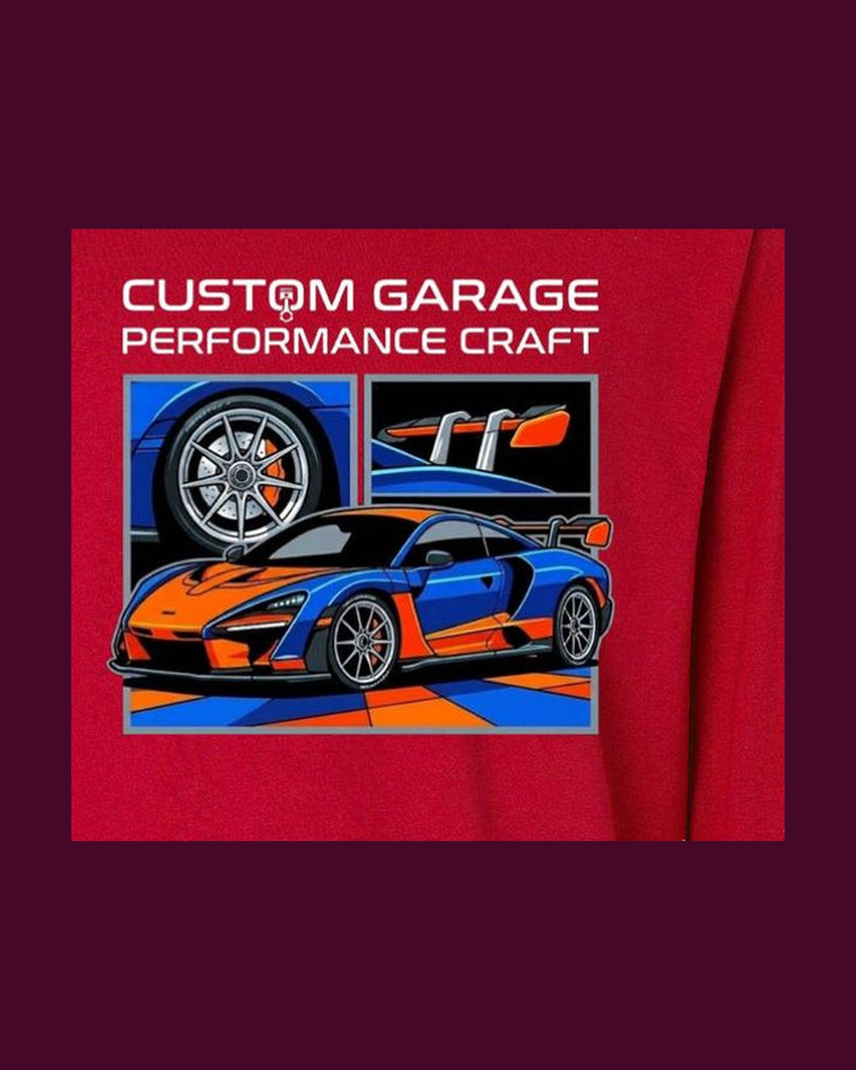 Custom Garage Performance Craft Long Sleeve T-Shirt design only