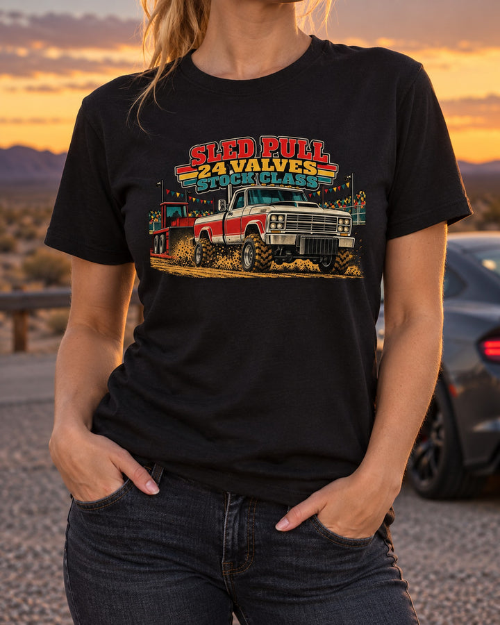 Ram 2500 24V Cummins Truck Pull Vintage Poster Shirt, 1998.5-2002 T-Shirt Black worn hero