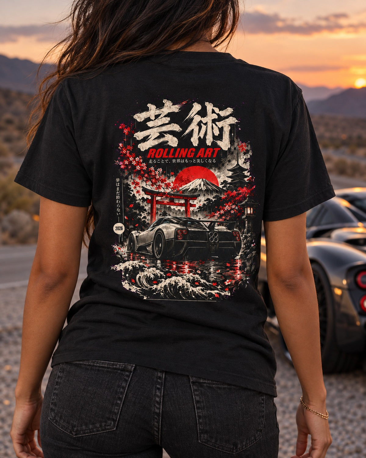 Pagani Zonda Rolling Art Shirt, Hoodie & More T-Shirt Black worn hero