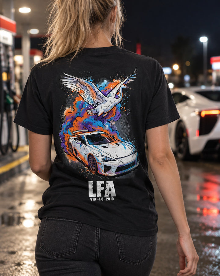 Lexus LFA Crane T-Shirt worn hero
