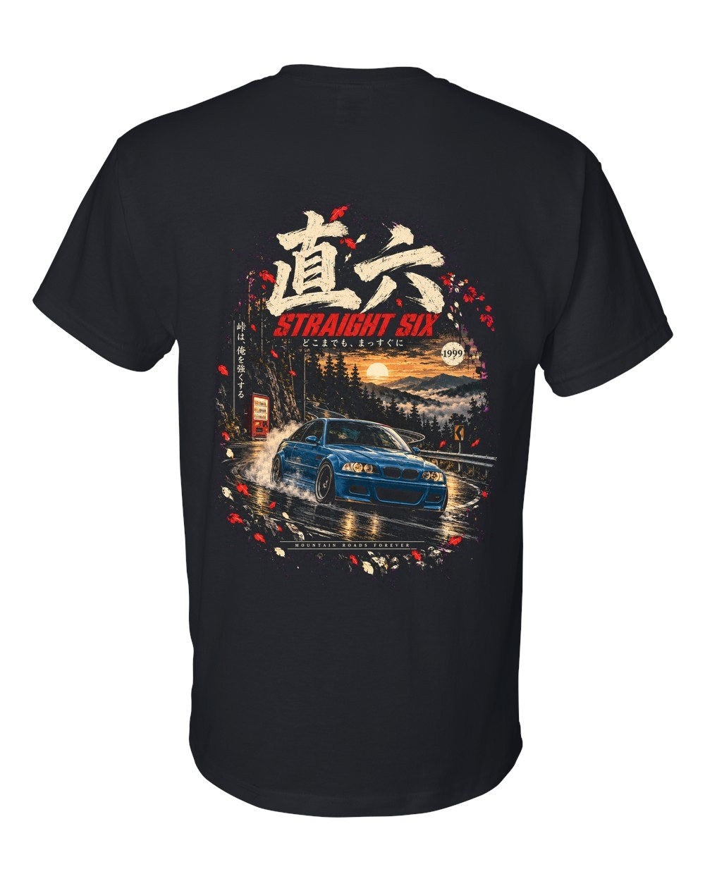 BMW M3 E46 T-Shirt Black back