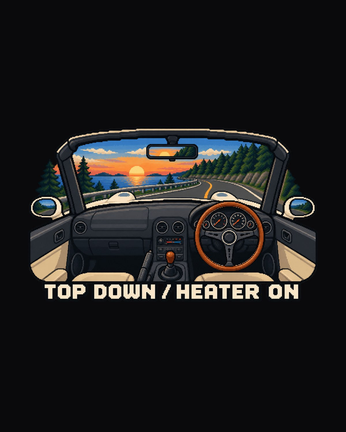 Mazda RX-7 FD3S 90s Anime Night Shirt, Rotary Car Guy Gift design only