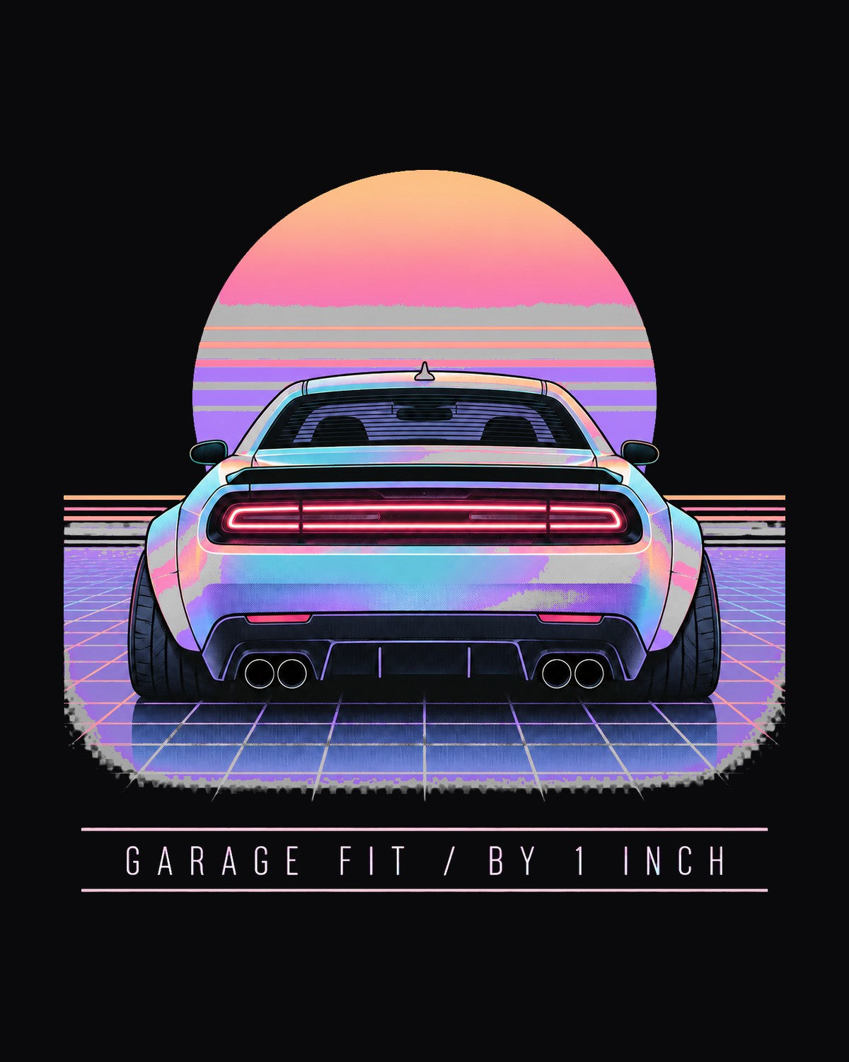 Dodge Challenger Scat Pack Widebody LC Pastel Shirt, Car Guy Tee design only