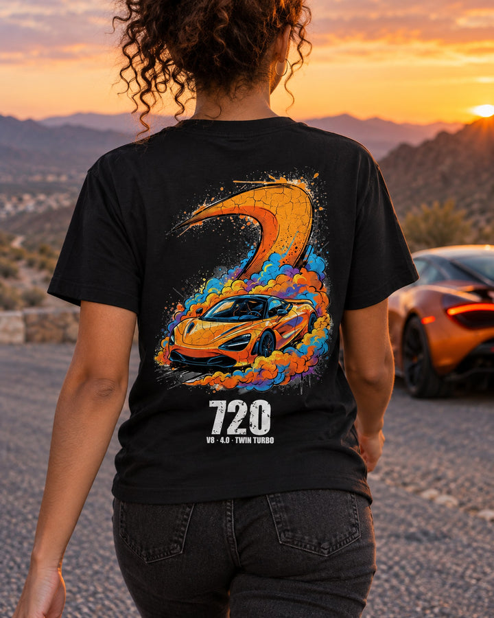 McLaren 720S Papaya T-Shirt worn hero