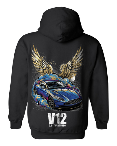 Aston Martin DB11 Wings Pull Over Hoodie & Zip Hoodie