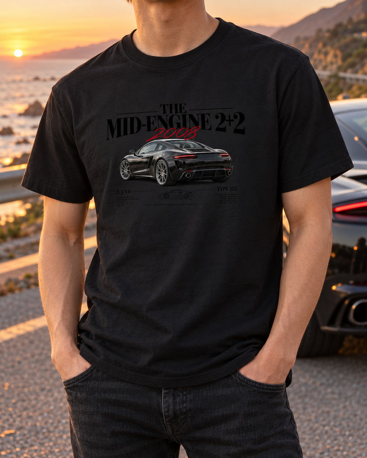 Lotus Evora 2008 Mid-Engine 2+2 Type 122 Headline Car Shirt T-Shirt Black worn hero
