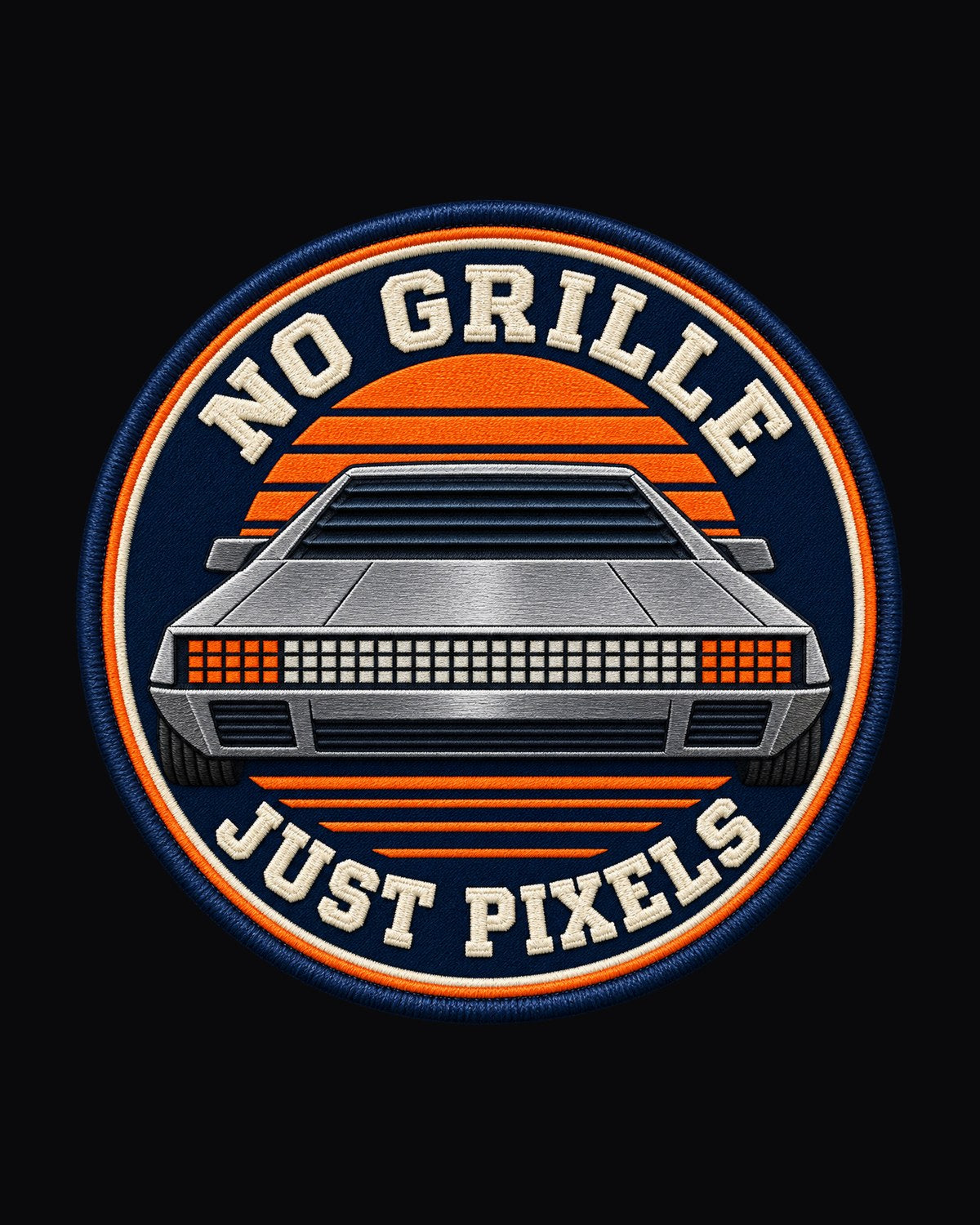 Pixel Wedge Varsity Crest Tee, Hyundai N Vision 74 design only