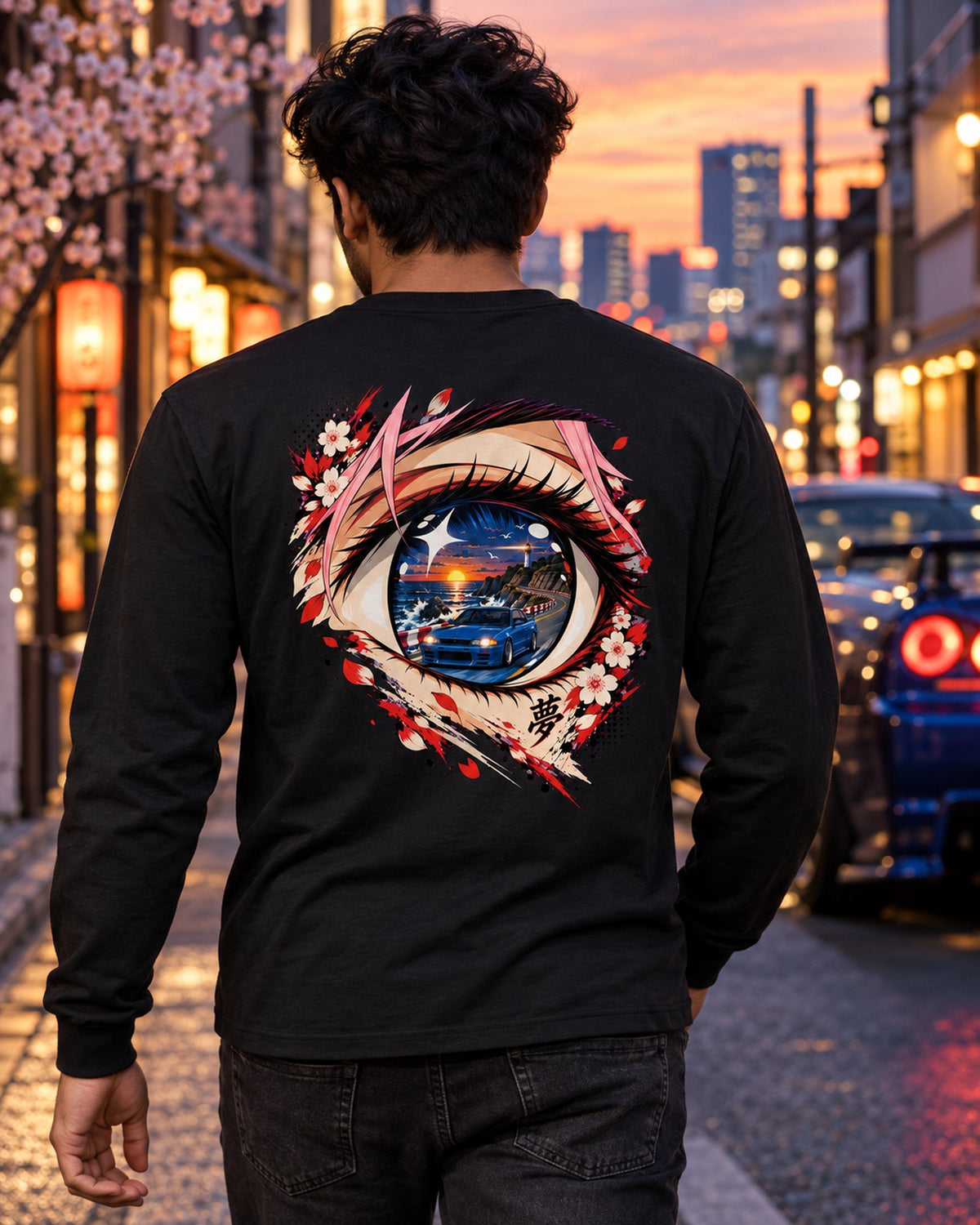 Subaru BRZ Anime Girl Shirt, Hoodie & More Long Sleeve Black worn hero