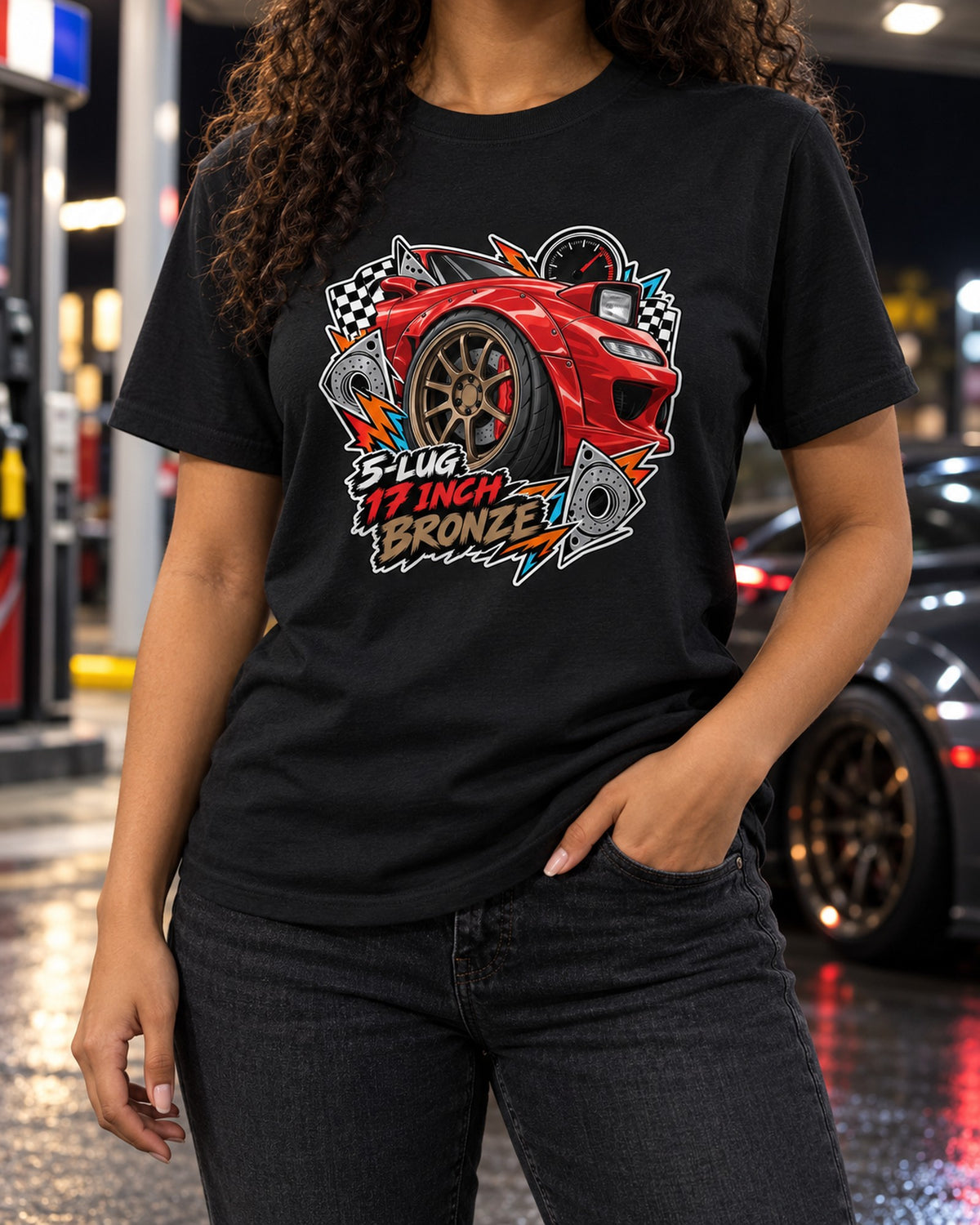 Mazda RX-7 FD3S Boost Gauge Dash Shirt, Boost Leak Joke T-Shirt Black worn hero