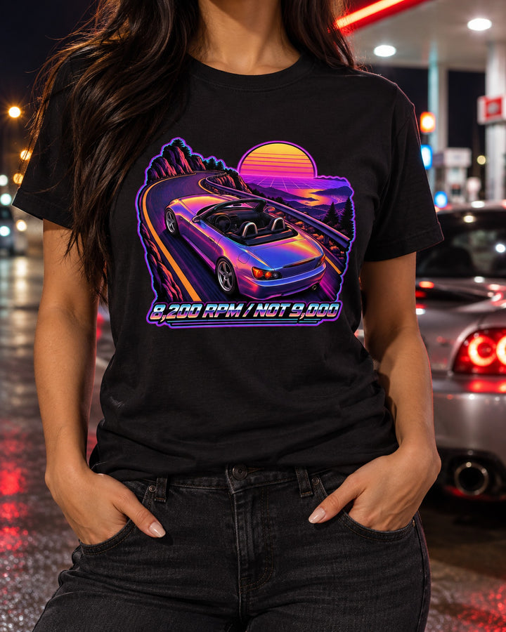 Honda S2000 AP2 F22C1 Blueprint Roadster Shirt T-Shirt Black worn hero