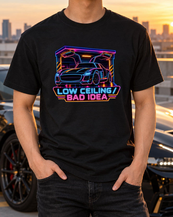 Mercedes SLS AMG Black Series C197 Dry-Sump Cutaway Shirt T-Shirt Black worn hero