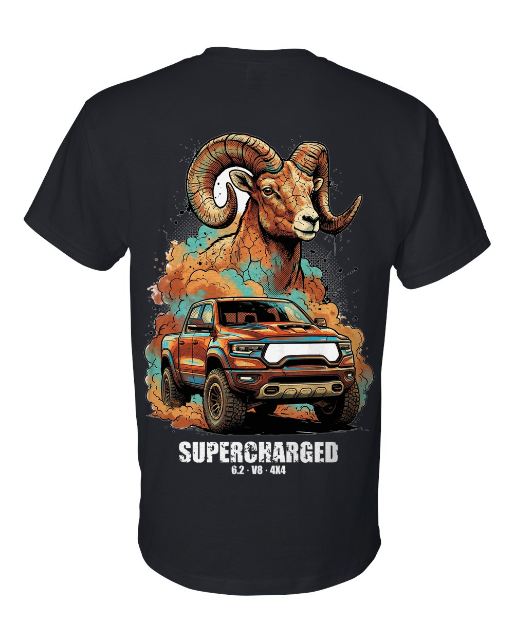 Ram TRX Bighorn T-Shirt — Black back