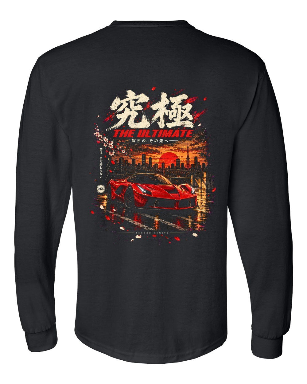 Ferrari LaFerrari Long Sleeve Black back