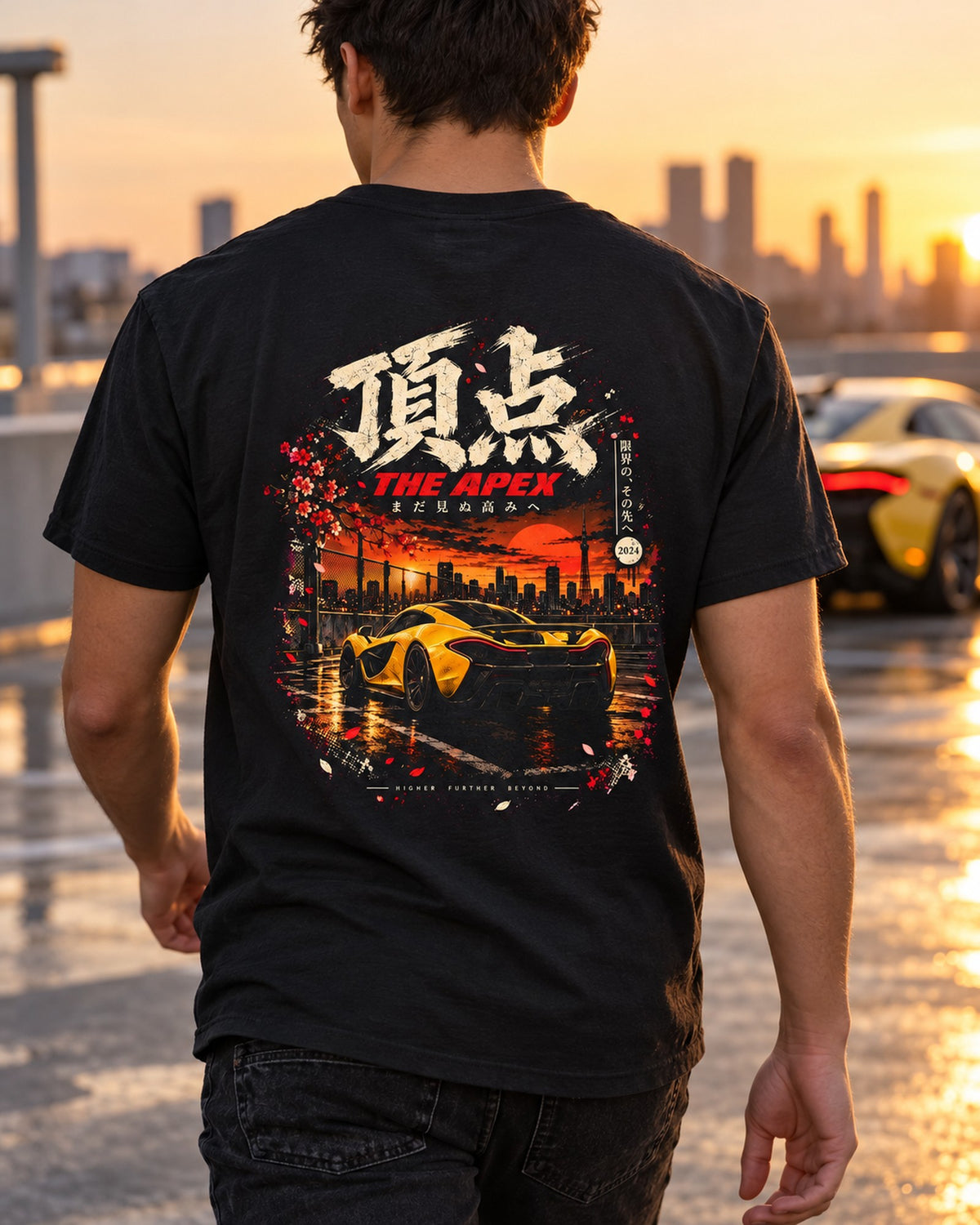 McLaren P1 The Apex Shirt, Hoodie & More T-Shirt Black worn hero