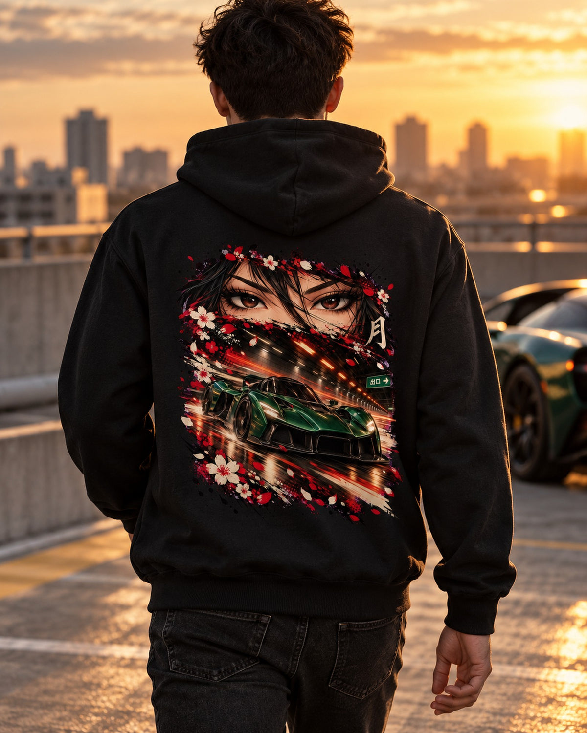 Aston Martin Valkyrie Anime Girl Shirt, Hoodie & More Pull Over Hoodie Black worn hero