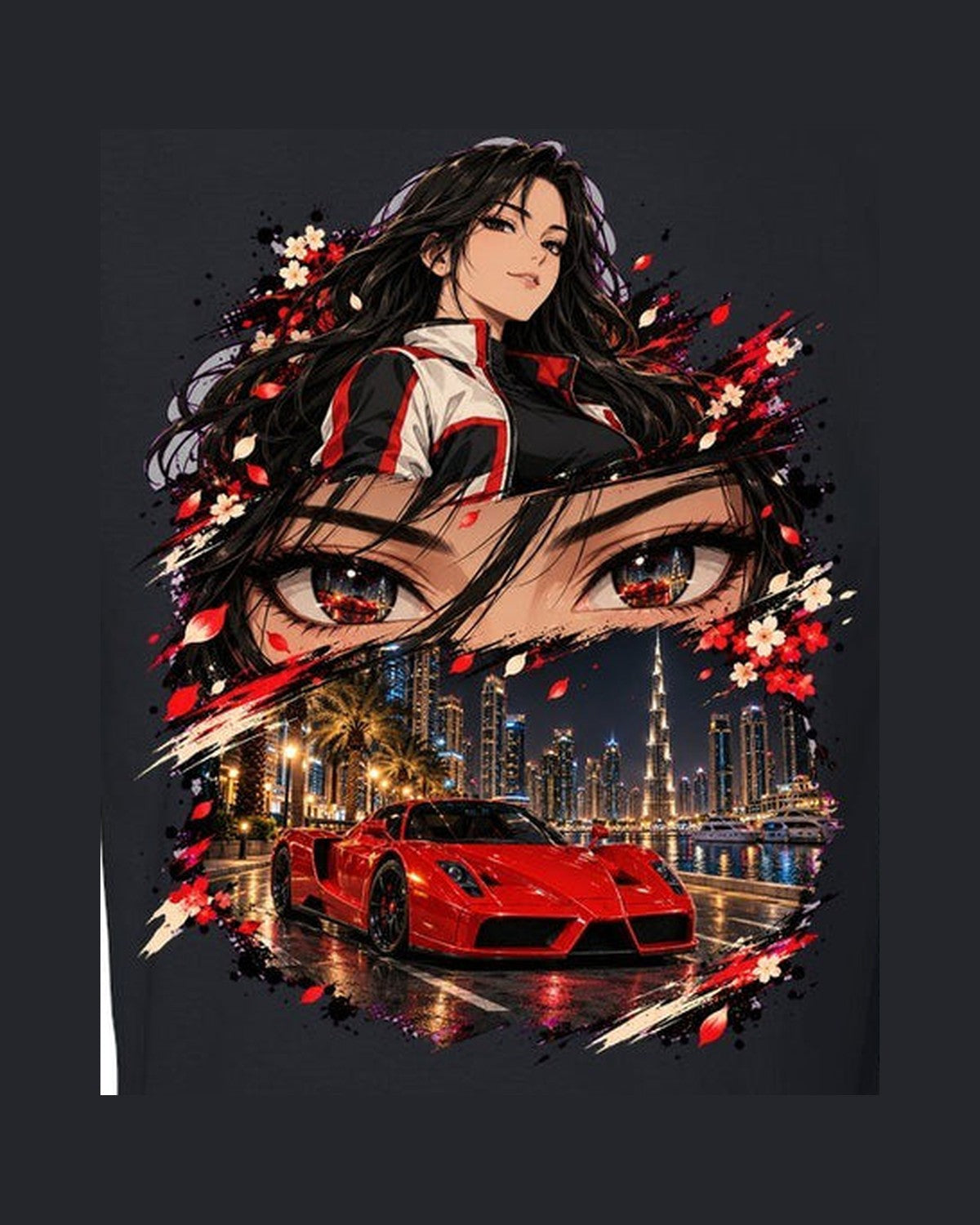 Ferrari Enzo Anime Girl Shirt, Hoodie & More design only