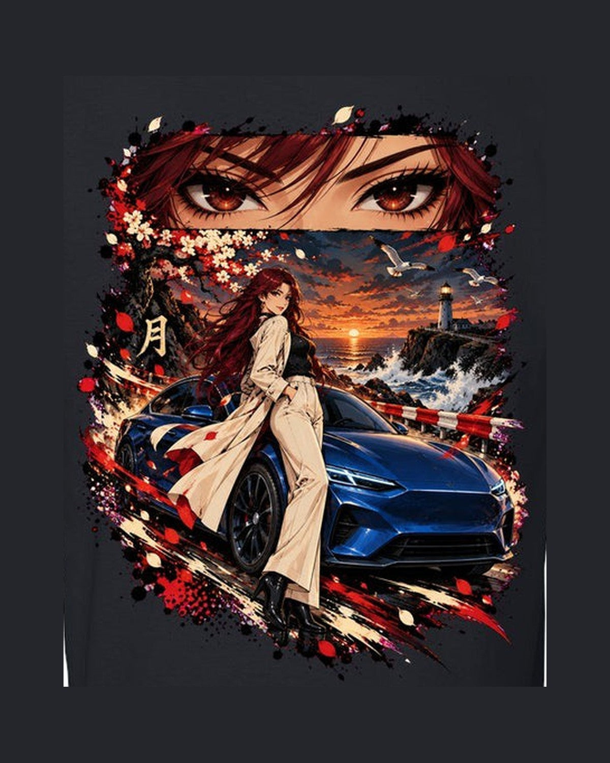 Lucid Air Sapphire Anime Girl Shirt, Hoodie & More design only