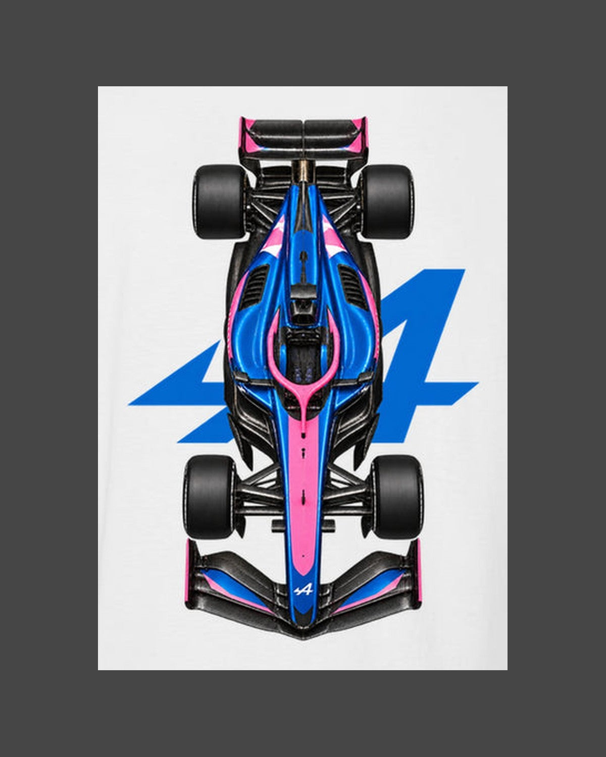 Alpine A526 2026 F1 Overhead Poster Shirt, Formula 1 Tee, Design 20 design only