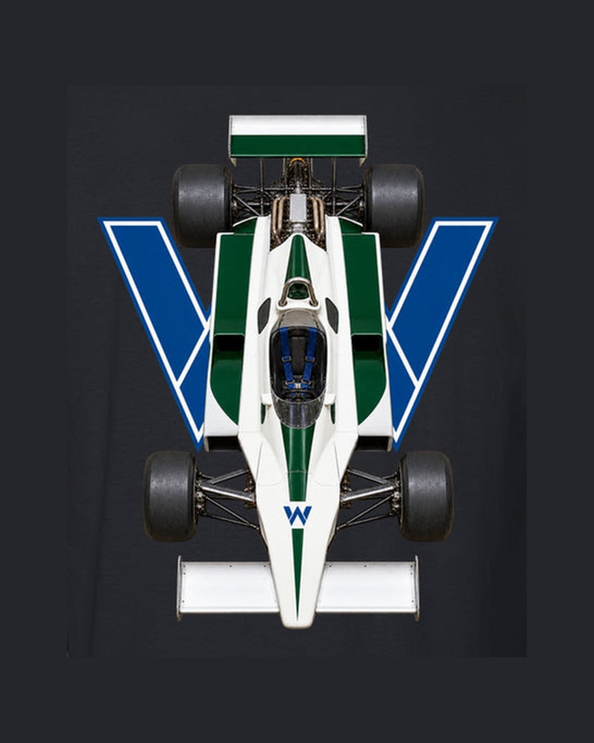 Williams FW07 1979 Classic F1 Overhead Poster Shirt, Formula 1 Tee design only