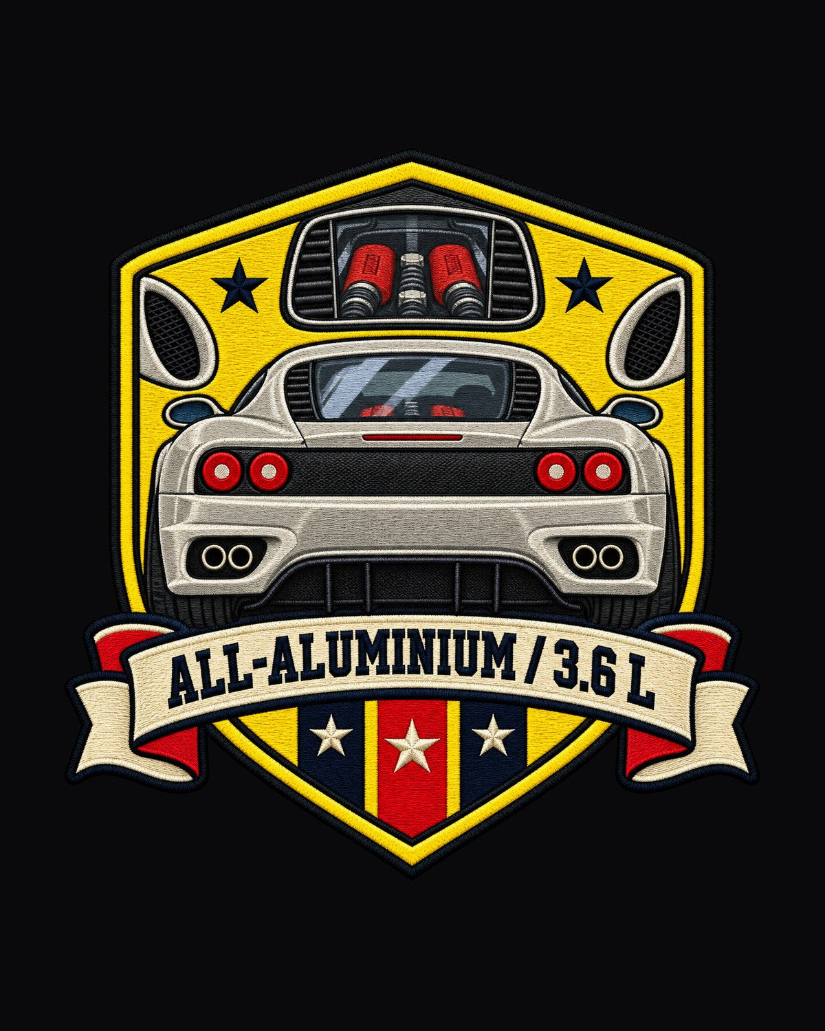 Ferrari 360 Modena F131 Spec Crest Shirt, All-Aluminium Body design only