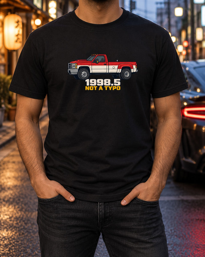 Ram 2500 24V Cummins Flat Vector Profile Shirt, 1998.5-2002 T-Shirt Black worn hero