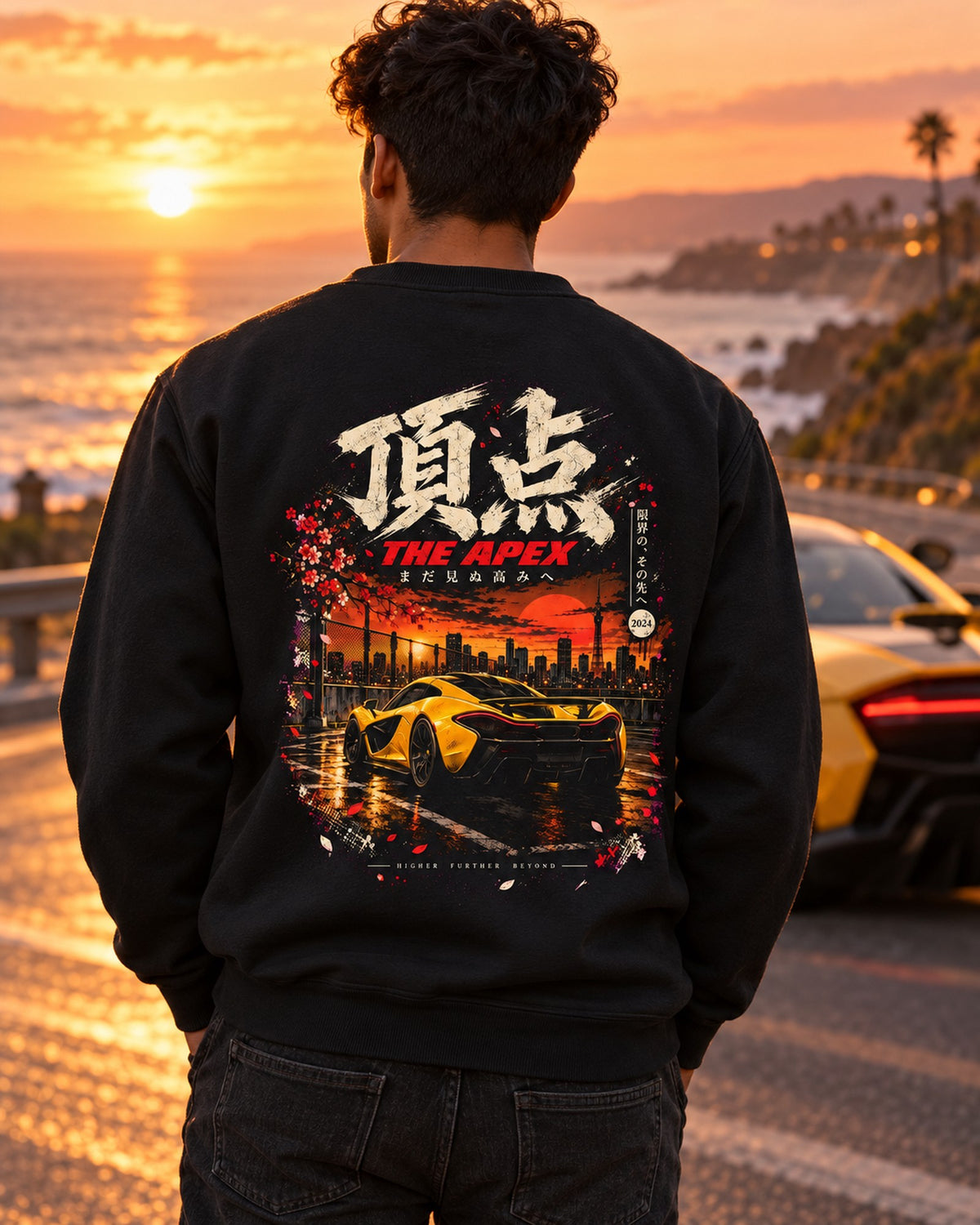 McLaren P1 The Apex Shirt, Hoodie & More Crewneck Black worn hero