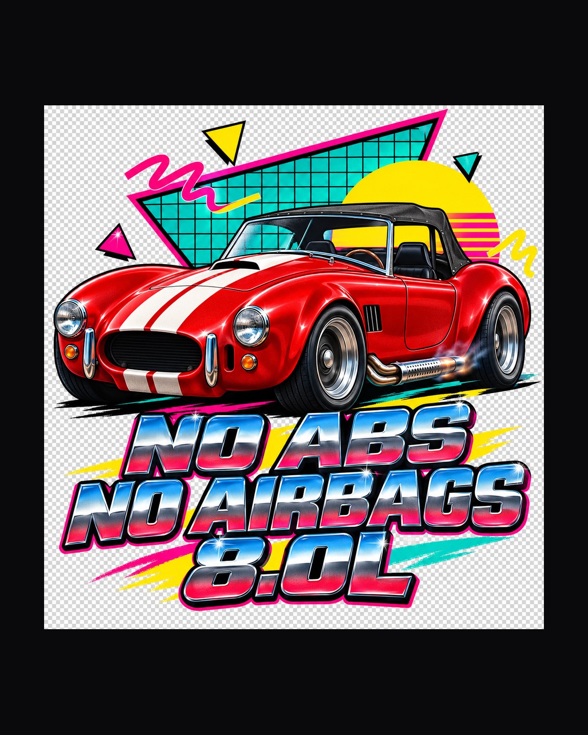 Dodge Viper RT/10 SR I Memphis Style Shirt, No ABS No Airbags design only