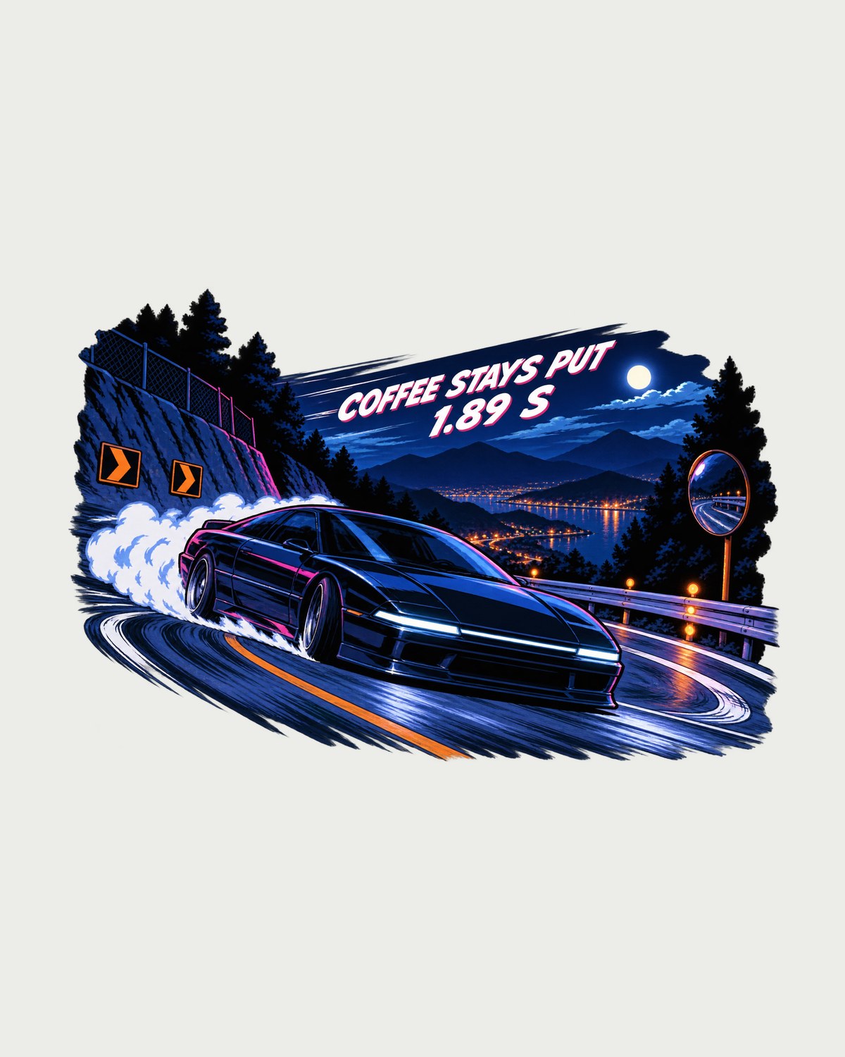 Lucid Air Sapphire Anime Night Touge Shirt, EV Car Tee design only