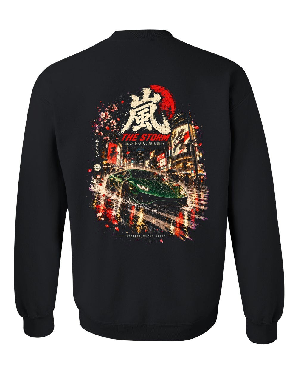 Lamborghini Huracán Crewneck Black back