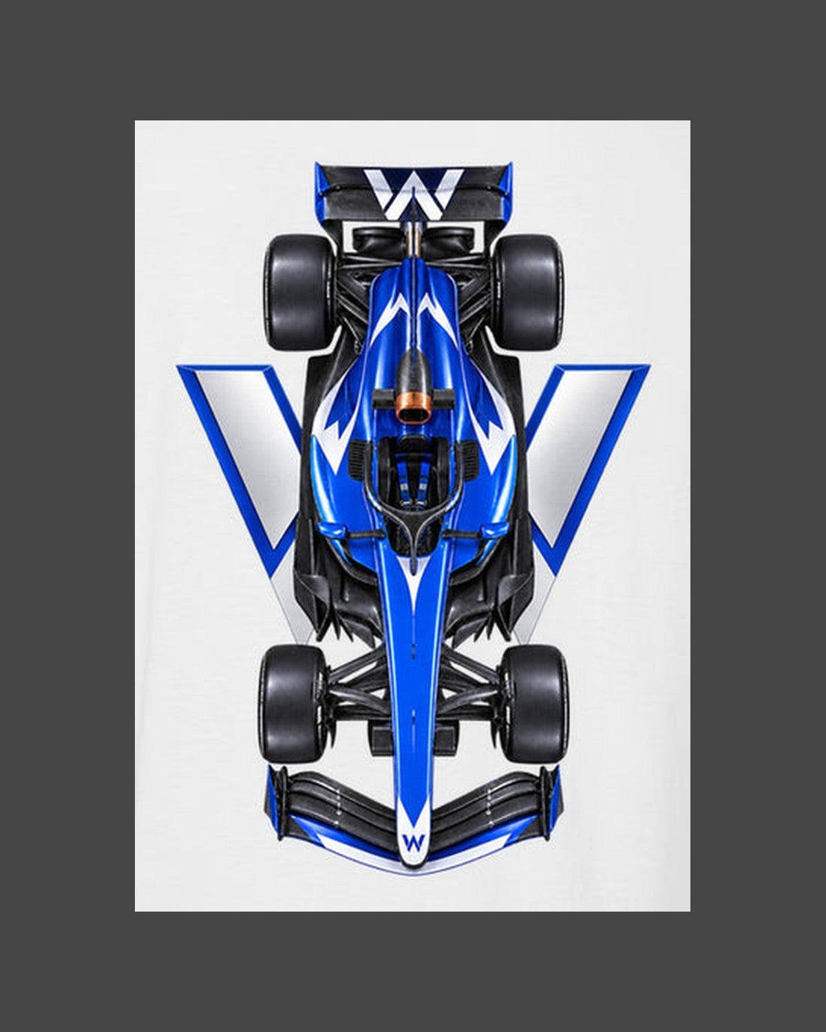 Williams FW48 2026 F1 Overhead Poster Shirt, Formula 1 Tee, Design 28 design only
