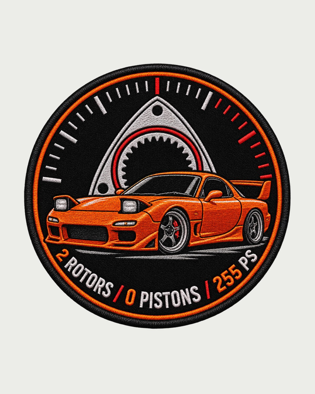 Mazda RX-7 FD3S Two Rotors Round Crest Shirt, Rotary Gift design only