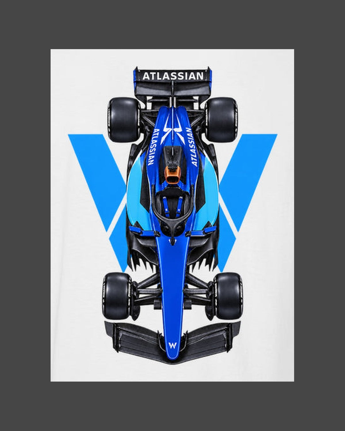 Williams FW48 2026 F1 Overhead Poster Shirt, Formula 1 Tee, Design 06 design only