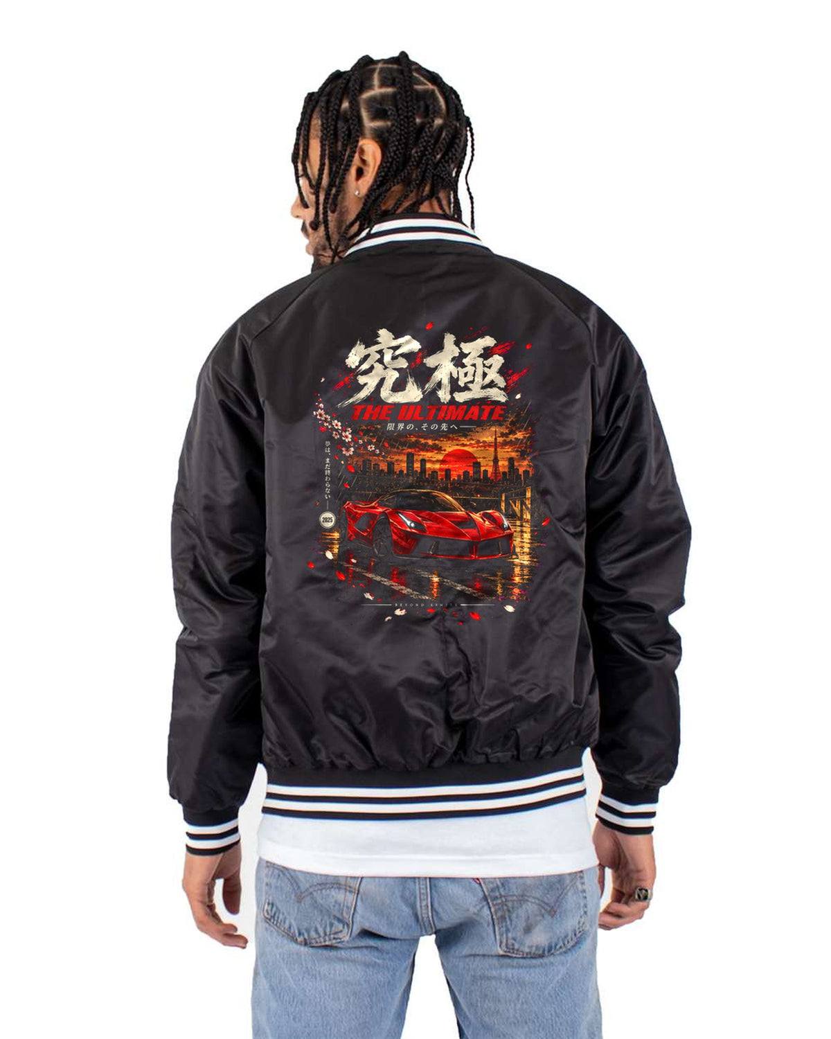 Ferrari LaFerrari The Ultimate Shirt, Hoodie & More Bomber Jacket Black back