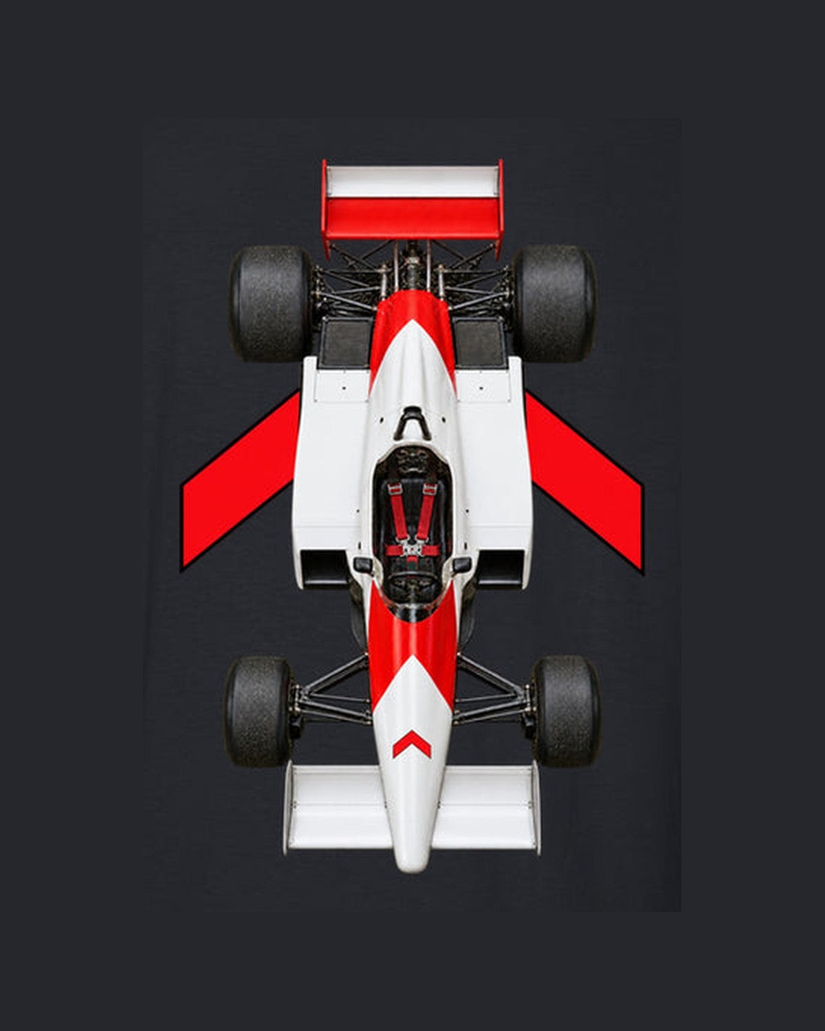 Mclaren MP4 1 1981 Classic F1 Overhead Poster Shirt, Formula 1 Tee design only