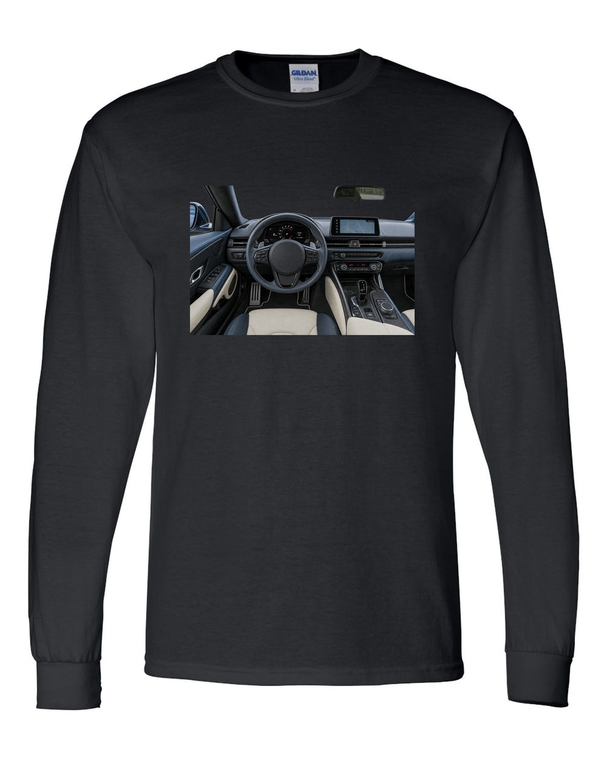 Toyota GR86 ZN8 dimension blueprint in signal red with FA24 boxer callouts black long sleeve front view with the design