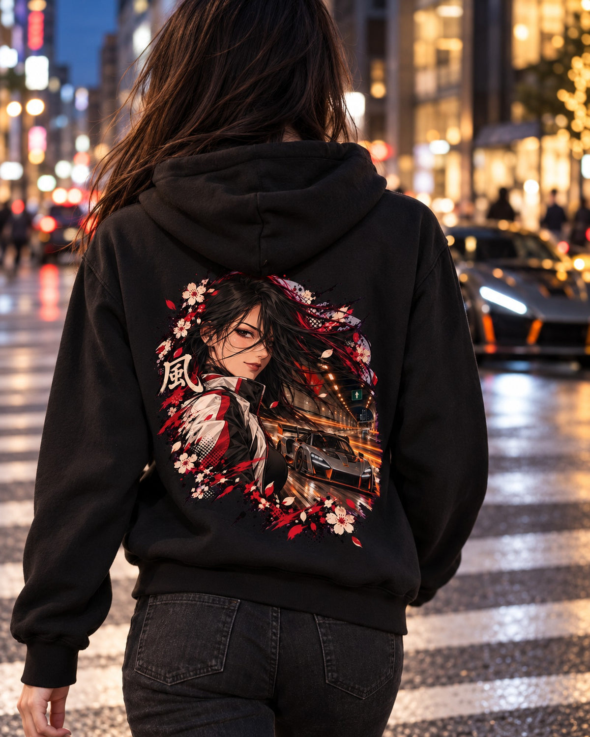 McLaren Senna Anime Girl Shirt, Hoodie & More Pull Over Hoodie Black worn hero