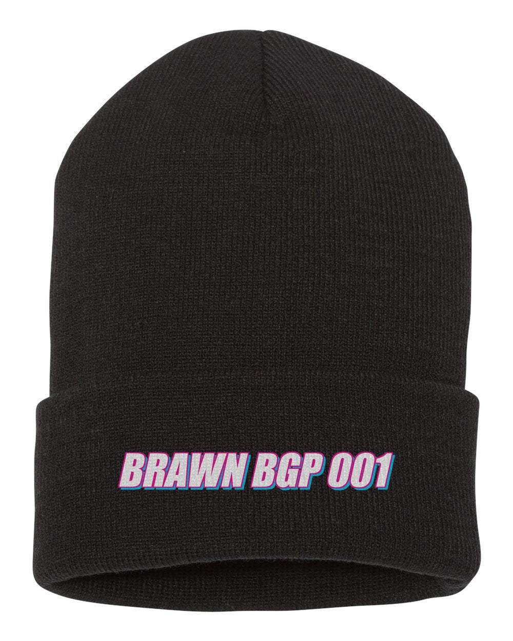 Brawn Bgp 001 black beanie front view with car name
