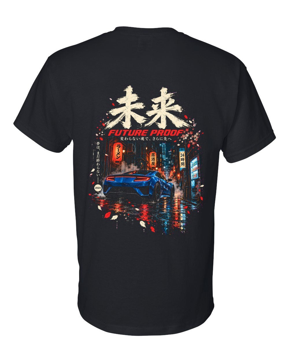 Acura NSX NC1 T-Shirt Black back